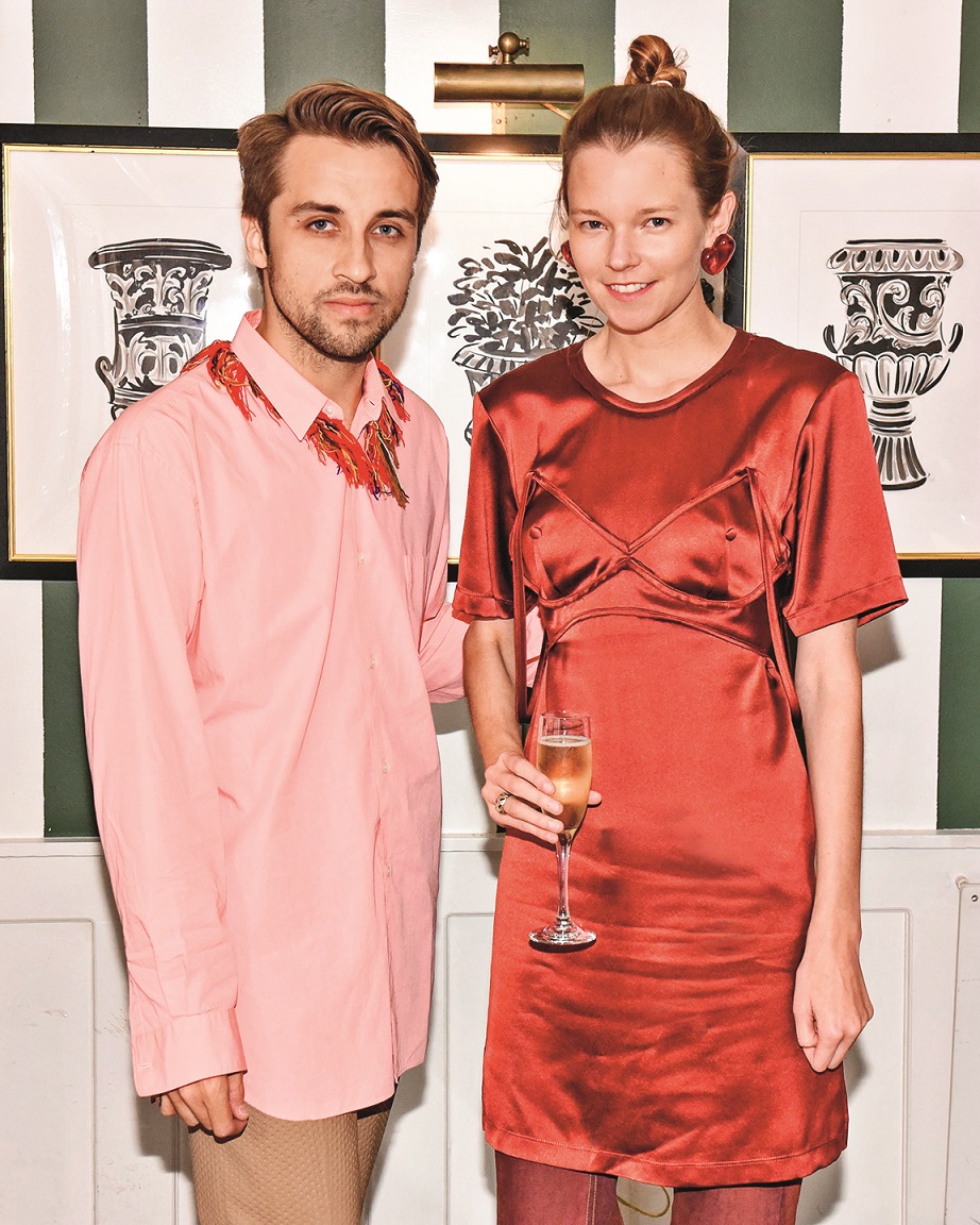 Piotrek Panszczyk, Beckett Fogg
CFDA Swarovski Award for Emerging Talent Cocktail Party, New York, USA - 04 May 2017,Image: 331284756, License: Rights-managed, Restrictions: , Model Release: no, Credit line: Zach Hilty/BFA / Shutterstock Editorial / Profimedia
